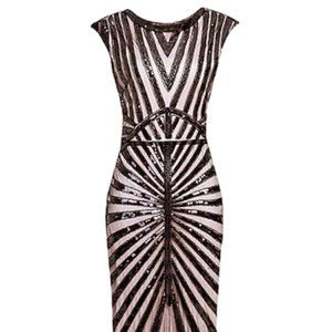 Glamour dress, 20's, 30's, Old Hollywood, L